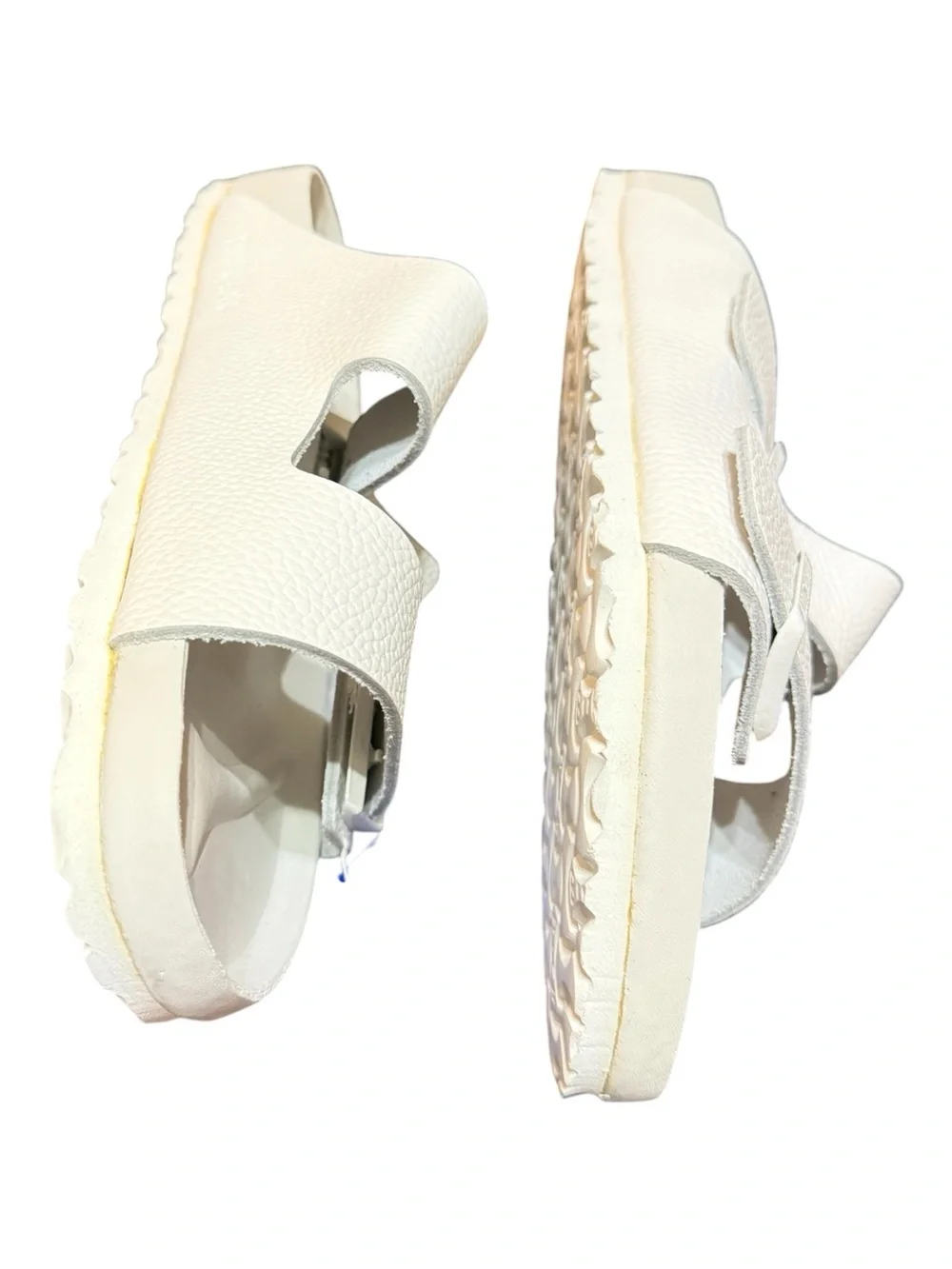 Birkenstock Arizona White Sandals Men’s 11 EU 44 Regular Fit NIB